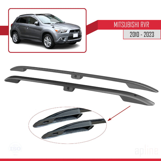 Kompatibel mit Mitsubishi RVR 2010-2023 (Kurzer Radstand L1/H1) Dachreling Dachträger Gepäckträger Schwarz