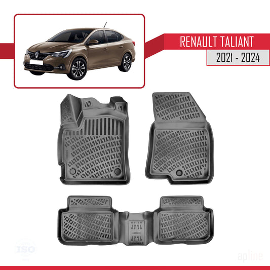 Kompatibel mit Renault Taliant 3 2021-2024 4D Gummimatten Schwarz