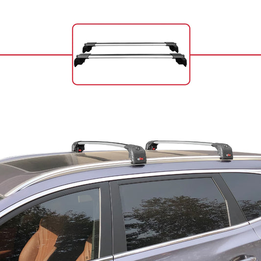 Kompatibel mit Chery Tiggo 8 Pro 2020-2024 ACE-2 Relingträger Dachträger Auto Gepäckträger Grau Aluminium 2 Stangen