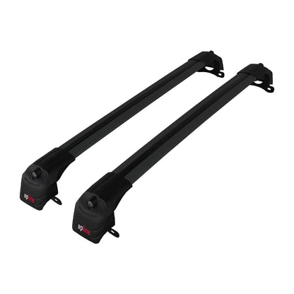 Compatible avec Honda CR-V 5 2017-2022 ACE-2 Barres de Toit Railing Porte-Bagages de Voiture Noir Aluminium 2 Barres
