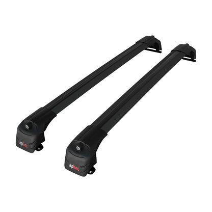 Compatible avec Honda CR-V 2 2002-2006 ACE-2 Barres de Toit Railing Porte-Bagages de Voiture Noir Aluminium 2 Barres