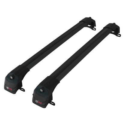 Compatible with Cadillac XT5 2017-2024 ACE-2 Car Roof Rack Cross Bar Black Aluminium 2 Bars