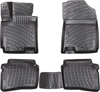 Compatible avec Hyundai i20 II (GB) 2015-2019 4D Tapis de Voiture Noir