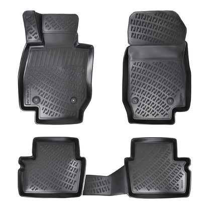 Compatible avec Mazda CX-3 (DK) 2016-2021 4D Tapis de Voiture Noir