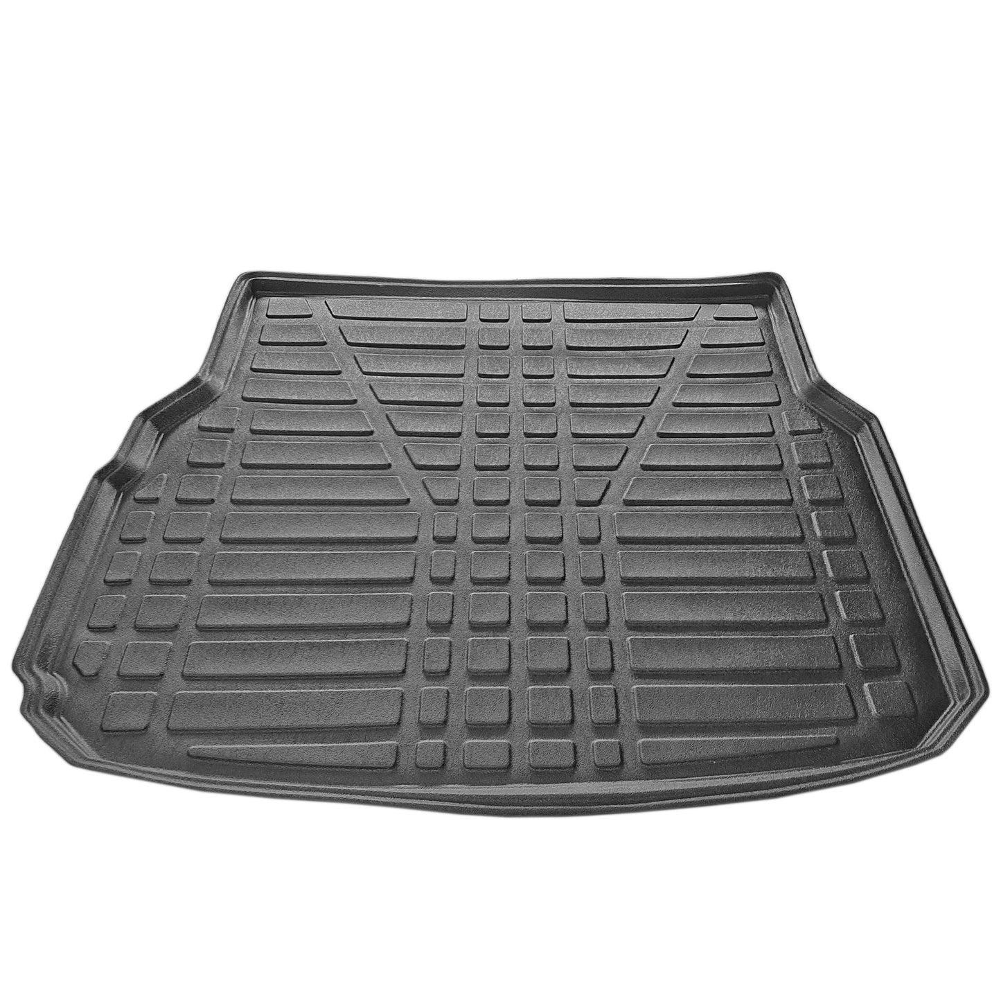 Compatible with Mercedes C Class 3 (S204) Pre-Facelift 2008-2011 Flexible Trunk Mats Cargo Liner Black