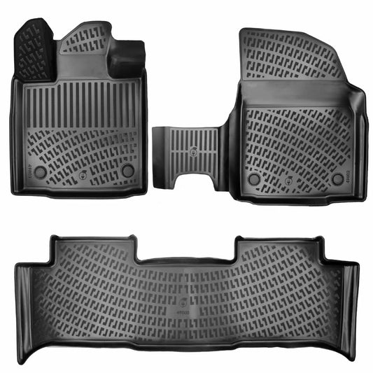 Kompatibel mit Togg T10X 2023-2025 4D Gummimatten Schwarz