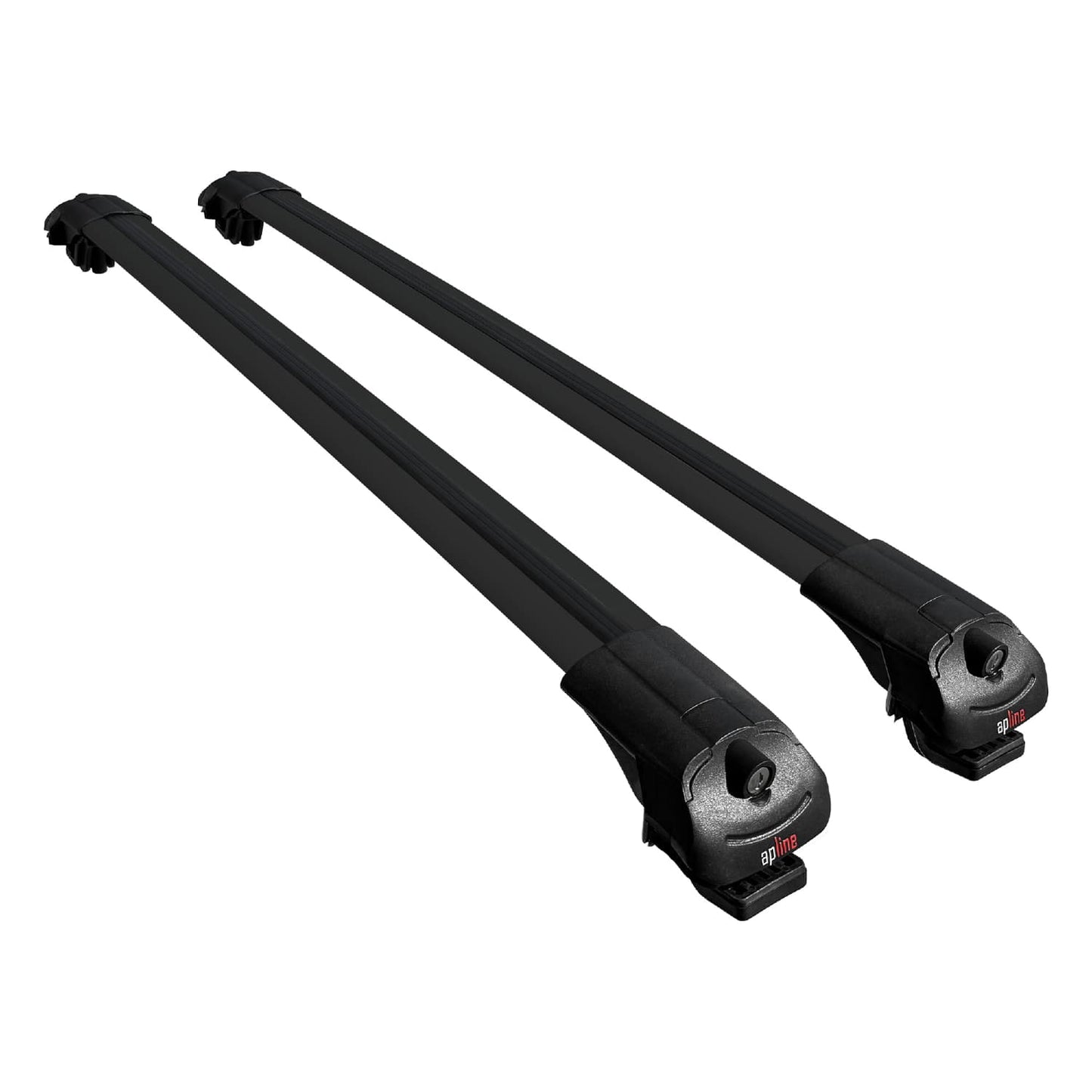 Kompatibel mit Jeep Cherokee 5 (KL) 2014-2023 ACE-1 Relingträger Dachträger Auto Gepäckträger Schwarz Aluminium 2 Stangen