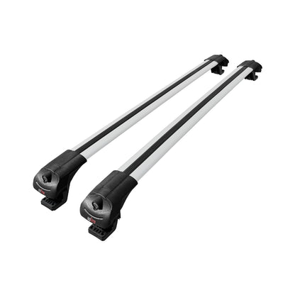 Compatible avec Nissan Pathfinder 3 (R51) 2004-2012 ACE-1 Barres de Toit Railing Porte-Bagages de Voiture Gris Aluminium 2 Barres