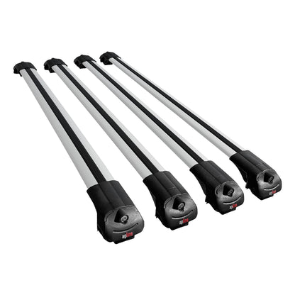 Kompatibel mit Citroen Berlingo 2 (B9) 2008-2018 ACE-1 Relingträger Dachträger Auto Gepäckträger Grau Aluminium 4 Stangen