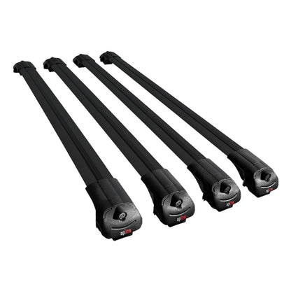 Compatible with Opel Vivaro A 2001-2014 ACE-1 Car Roof Rack Cross Bar Black Aluminium 4 Bars