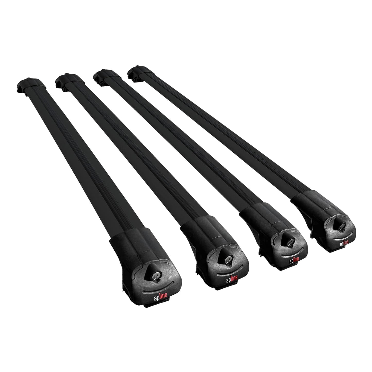 Kompatibel mit Citroen Berlingo 2 (B9) 2008-2018 ACE-1 Relingträger Dachträger Auto Gepäckträger Schwarz Aluminium 4 Stangen