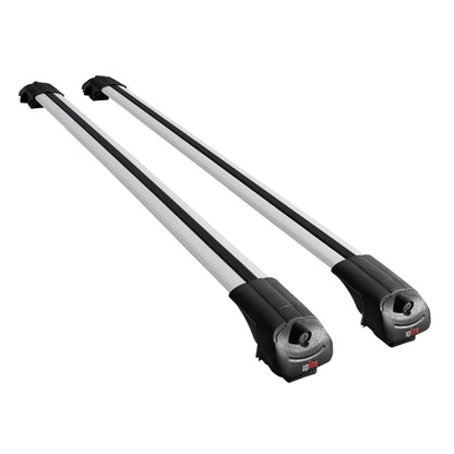 Compatible avec Nissan Pathfinder 2022-2024 ACE-1 Barres de Toit Railing Porte-Bagages de Voiture Gris Aluminium 2 Barres