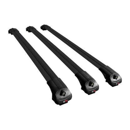 Compatible with Ford Transit 2014-2025 ACE-1 Car Roof Rack Cross Bar Black Aluminium 3 Bars