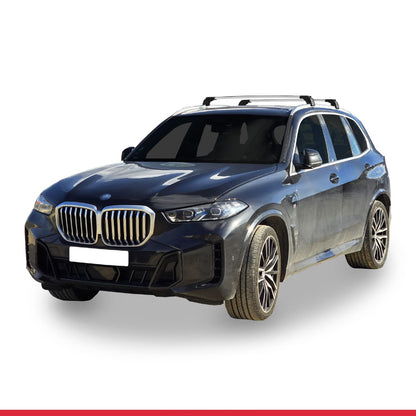 Kompatibel mit BMW X5 (G05) 2019-2025 ACE-2 Relingträger Dachträger Auto Gepäckträger Grau Aluminium 2 Stangen