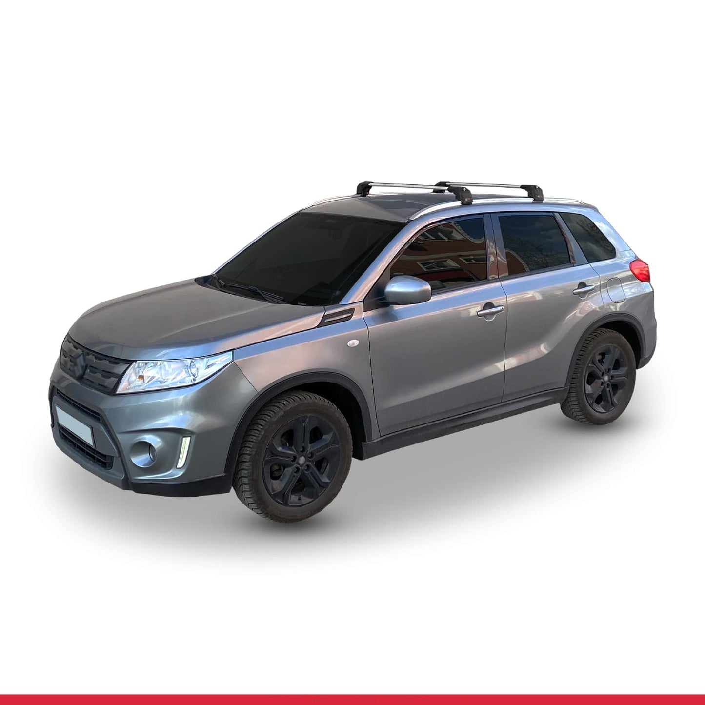 Compatible with Suzuki Vitara/Escudo (LY) 2015-2025 ACE-2 Car Roof Rack Cross Bar Grey Aluminium 2 Bars