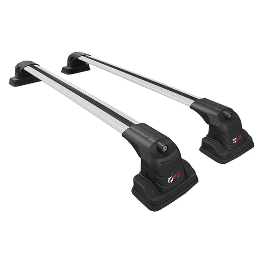 Kompatibel mit Toyota FJ Cruiser (XJ10) 2006-2014 ACE-3 Relingträger Dachträger Auto Gepäckträger Grau Aluminium 2 Stangen