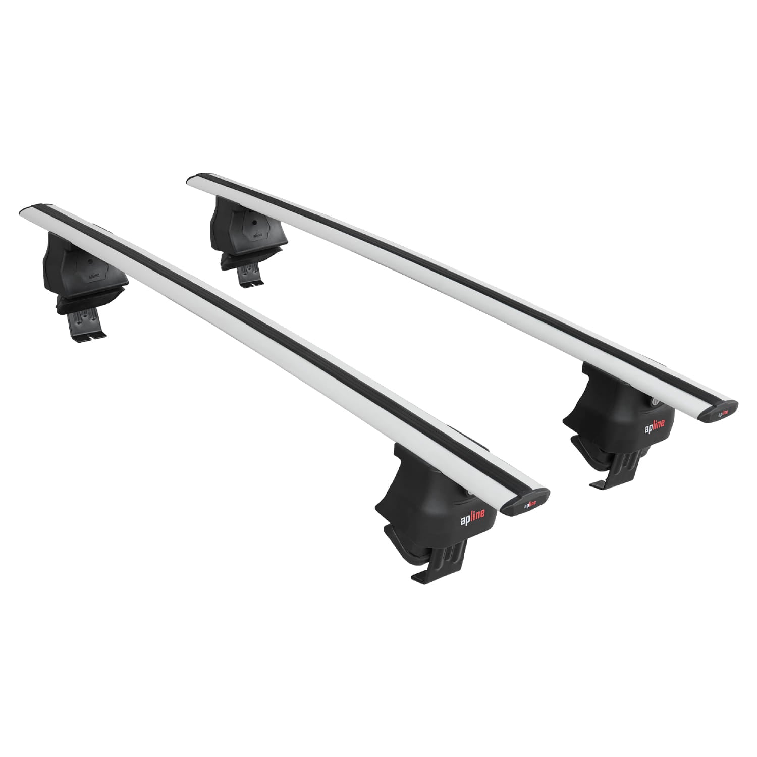 Compatible avec Ford Fiesta 6 Post-Facelift 2013-2017 ACE-4 Barres de Toit Railing Porte-Bagages de Voiture Gris Aluminium 2 Barres