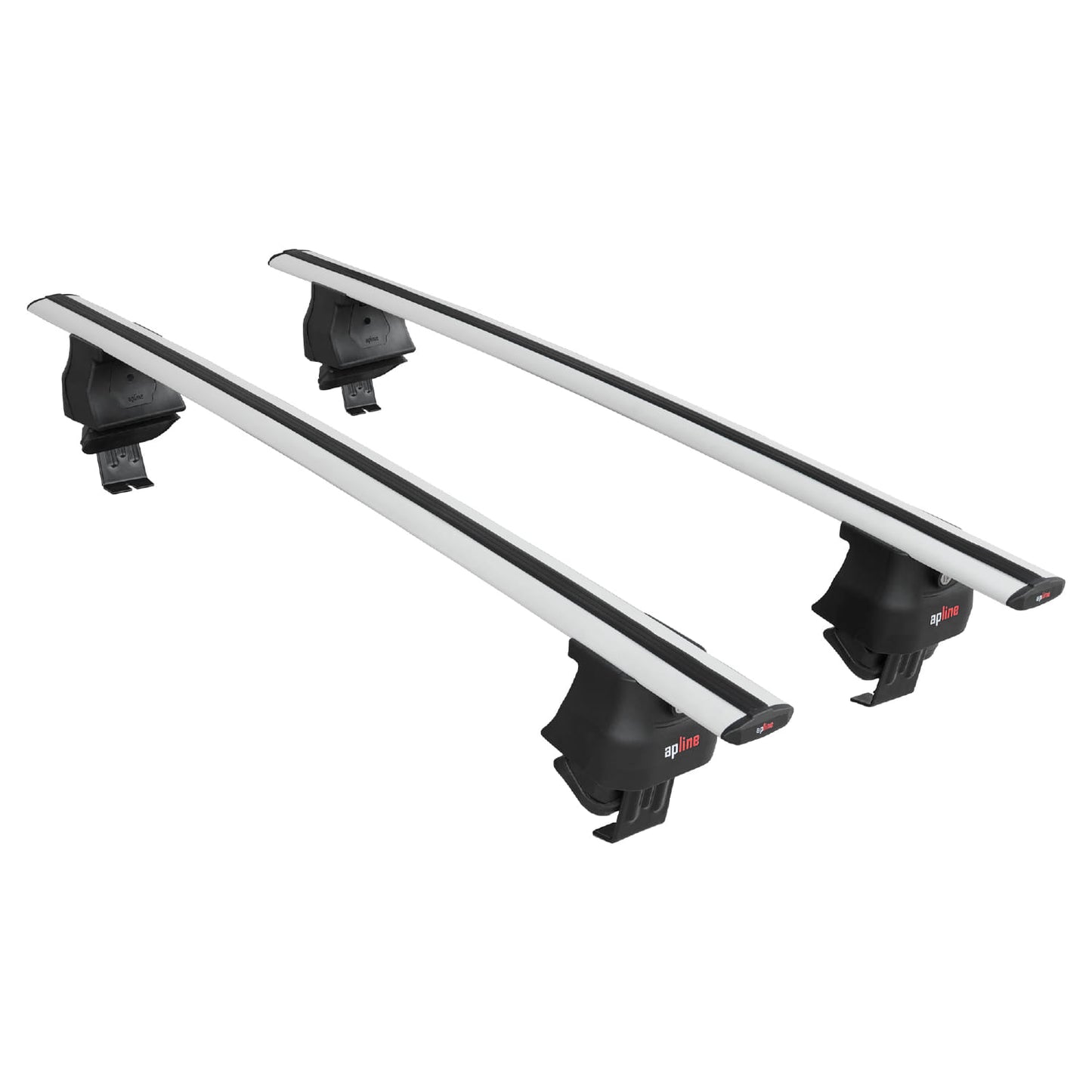 Compatible with Opel/Vauxhall Mokka B 2021-2025 ACE-4 Car Roof Rack Cross Bar Grey Aluminium 2 Bars