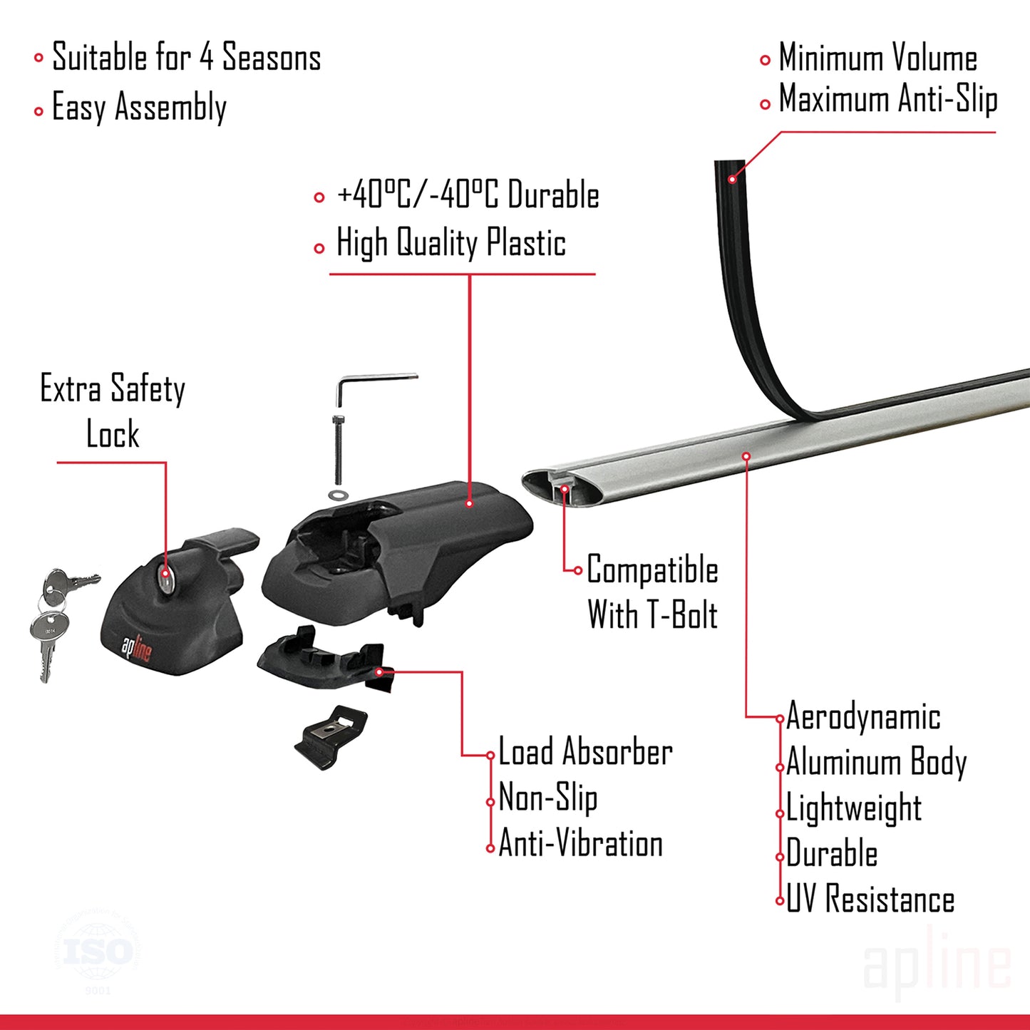 Kompatibel mit Citroen C4 Grand Picasso 2013-2018 ACE-1 Relingträger Dachträger Auto Gepäckträger Grau Aluminium 2 Stangen