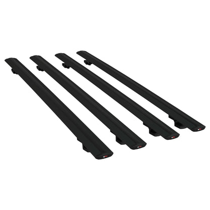 Compatible with Mercedes Metris (W447) 2014-2025 BASIC Model Car Roof Rack Cross Bar Black Aluminium 4 Bars