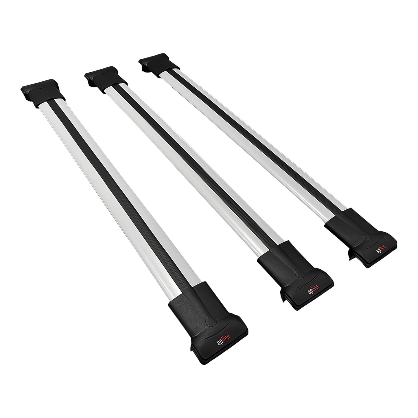 Compatible avec Renault Clio 3 Estate 2005-2012 FLY Model Barres de Toit Railing Porte-Bagages de Voiture Gris Aluminium 3 Barres