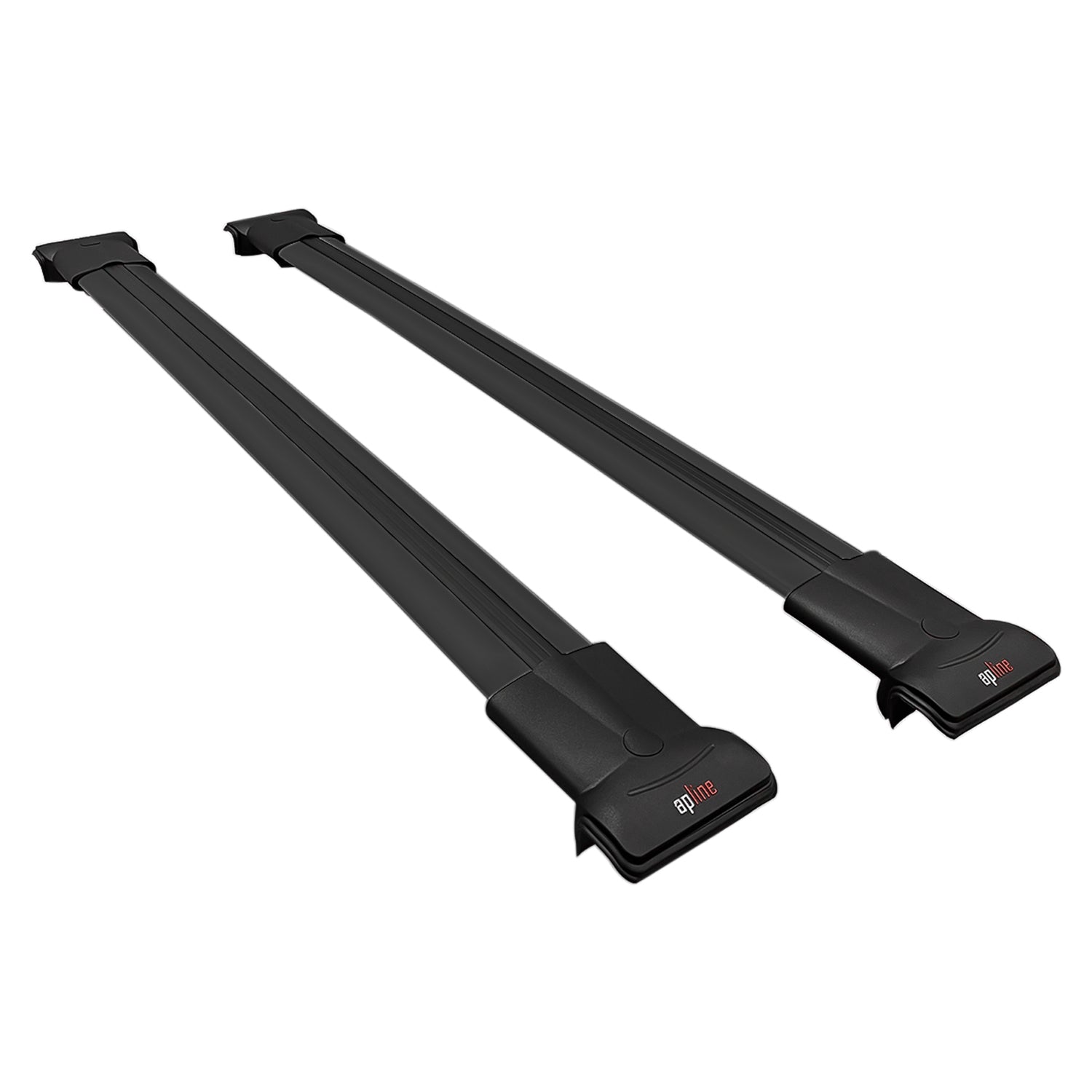 Compatible avec Renault Clio 3 Estate 2005-2012 FLY Model Barres de Toit Railing Porte-Bagages de Voiture Noir Aluminium 2 Barres