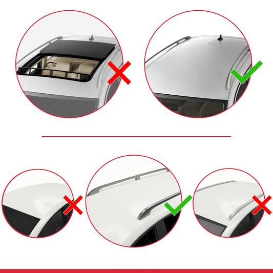 Kompatibel mit Citroen Grand C4 Picasso 2007-2012 FLY Model Relingträger Dachträger Auto Gepäckträger Grau Aluminium 2 Stangen