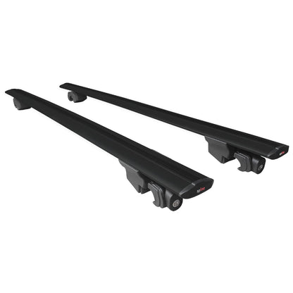 Compatible avec Subaru Forester 2024-2025 HOOK Model Barres de Toit Railing Porte-Bagages de Voiture Noir Aluminium 2 Barres