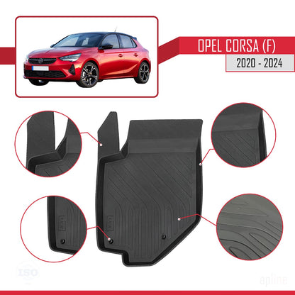 Kompatibel mit Opel Corsa F (P2JO) 2020-2025 4D Gummimatten Schwarz